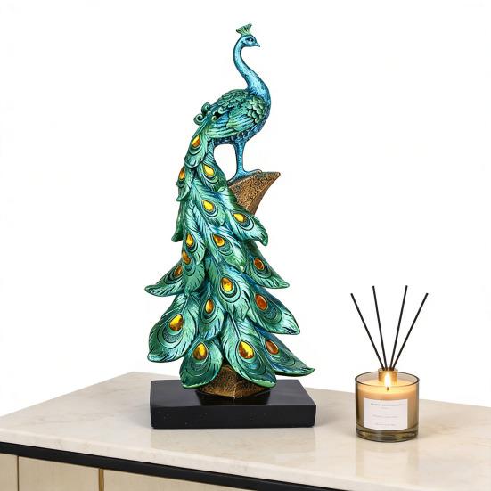 Ornament Resin Sculpture Decorative Figurine Garden Decor Home Office Artistic Tabletop Accent