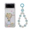For Samsung Galaxy Z Flip 4 Zflip 3 5g Case Bouquet Girl Bracelet Transparent Soft Silicone Folding Shockproof Protection Cover