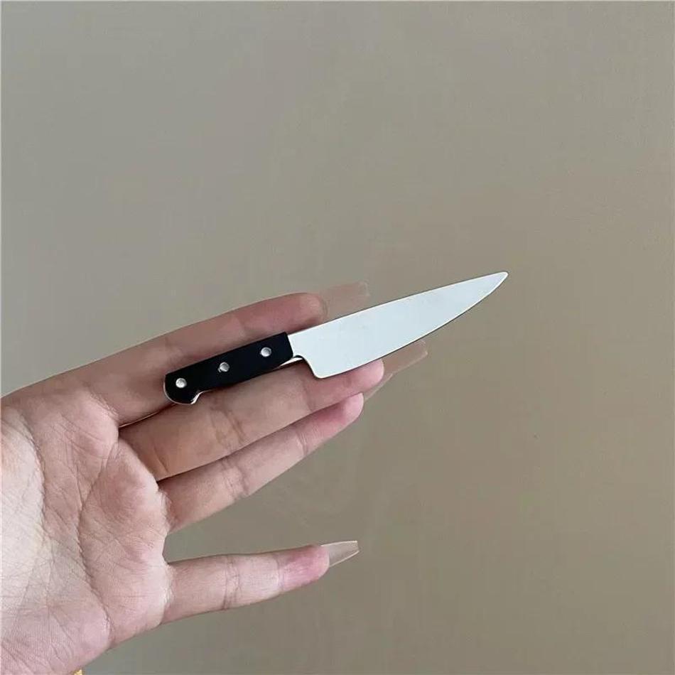 1 Pcs Women Side Bangs Hairpin Chef Knife Hair Clip Festival Hair Accessories Gothic Emulation Knife Hair Clips