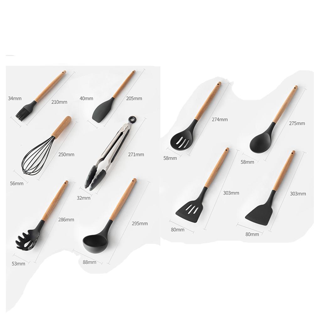 Silikonowe przybory kuchenne do gotowania Nieprzywierające żaroodporne naczynia kuchenne