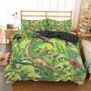 Jungle Animal Duvet Cover King Queen Tropical Plants Palm Leaves Bedding Set Kids Tiger Wildlife 2/3pcs Polyester Quilt Cover