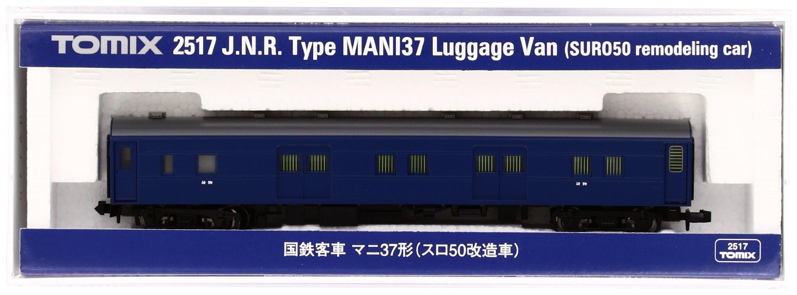 TOMIX N gauge Mani 37 Suro 50 modified car 2517 model railway passenger car синий