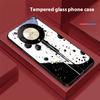 Color Ink Dot White For Honor Magic 6 50 70 90 Lite X7b 200 Pro Nova 10 Nova 5T X6 P30 Pura 70 Ultra Tempered Glass Phone Case