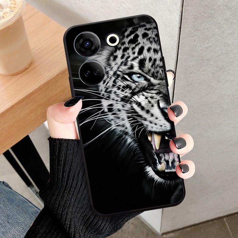 For Tecno Camon 20 4G Case Cover For Camon 20 Pro 4G Fundas Black Soft Silicone TPU Protective Phone Case Camon20 Shell Coque