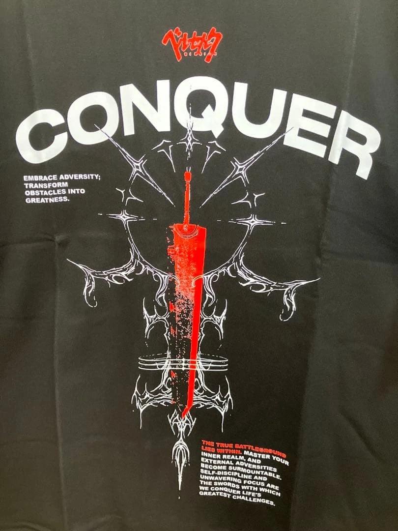 Berserk XL Black Cotton T-Shirt Thick Fabric Anime Manga Japan Official Style XL