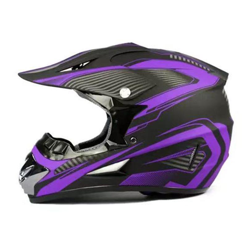 Full-face motorcycle helmet for men, suitable for go-karts, ATVs, mountain bikes, off-road riding, and downhill riding, suitable for all seasons