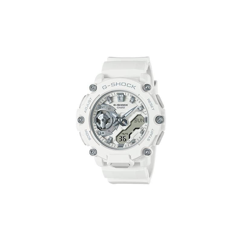 

Casio G-SHOCK Series Carbon Fiber Core Casual Outdoor Sports Shockproof Waterproof Dual Display Lightweight Quartz Movement Resin GMA-S2200M-7APR білий
