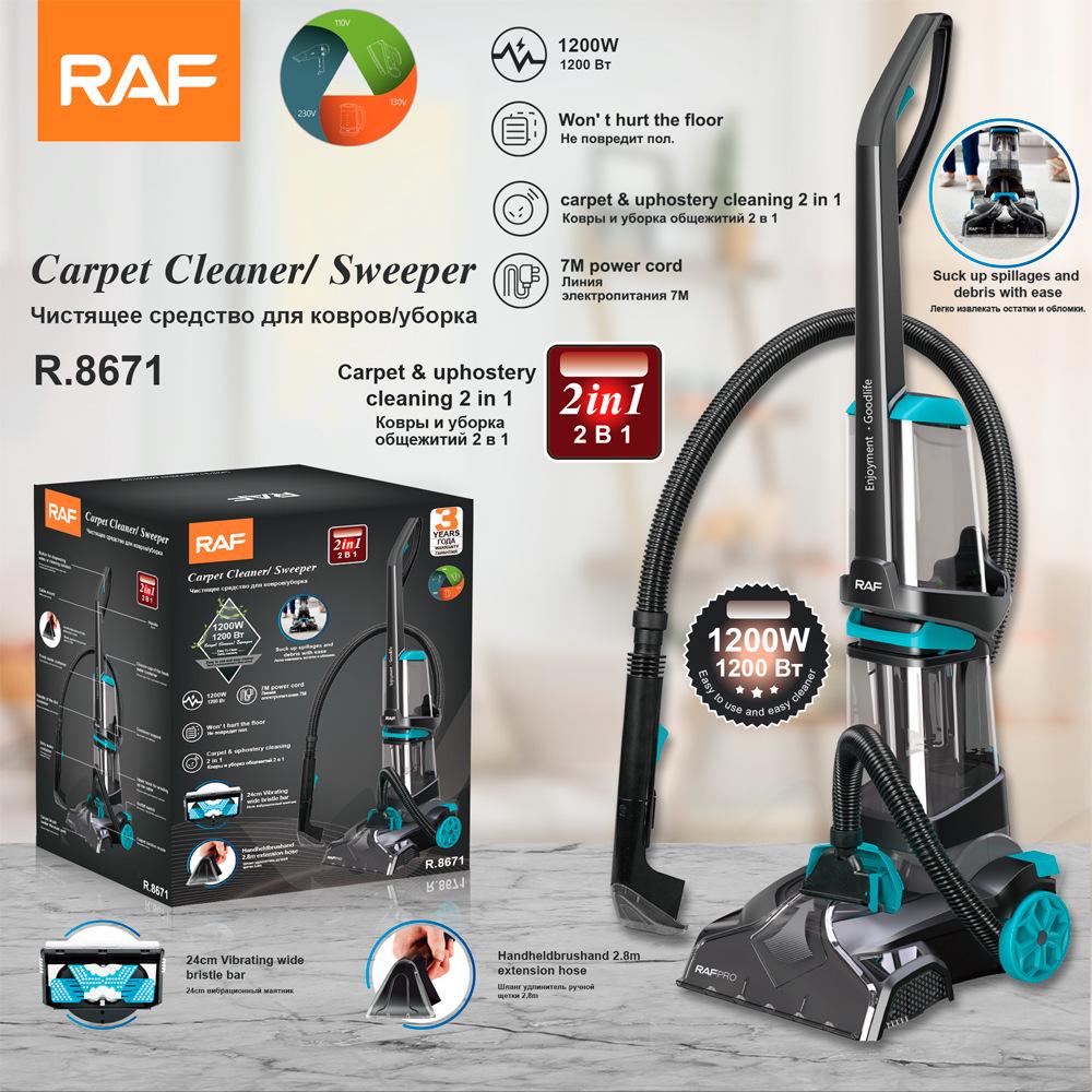 

RAF Dual Function 2-in-1 Mop & Carpet Cleaner with Suction