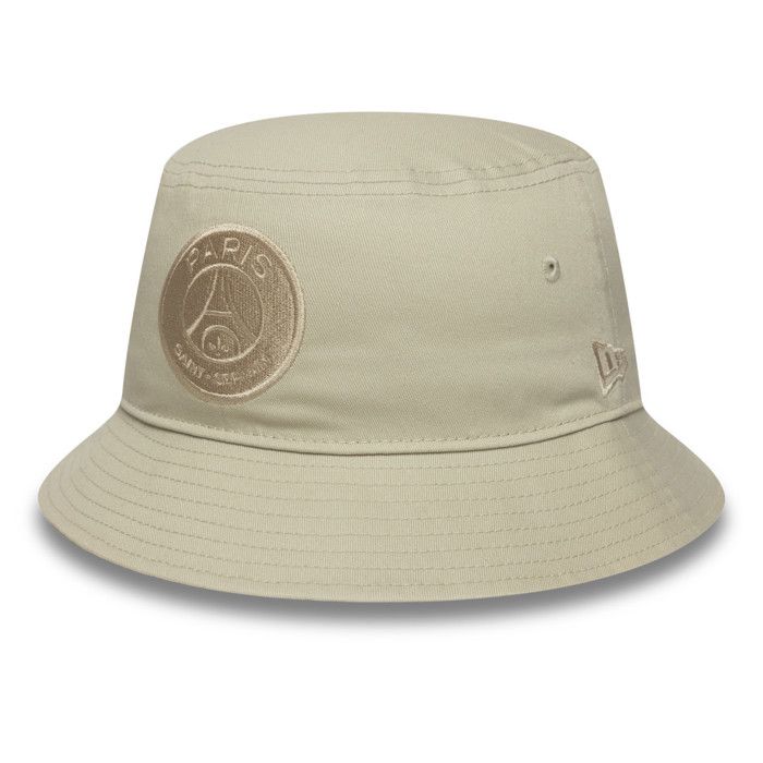 Bob - New Era - Paris Saint-Germain - Beige Clair - 100% Coton - Sportswear