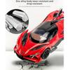 1/32 Scale Apollo EVO Car Toy Models Alloy Diecast Sports Cars Pull Back Sound Light 2 Doors Opened Racing Vehicles Gift for Kid