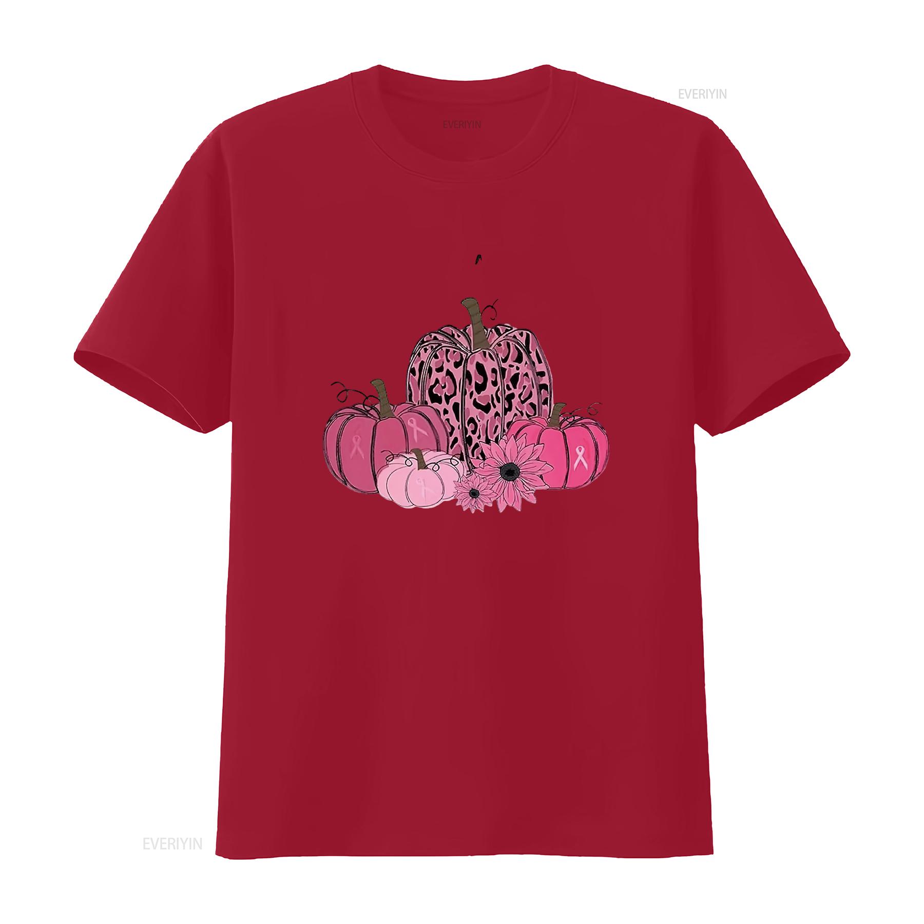 

Breast Cancer Awareness for Women in October We Wear Fall Ribbon Leopard Pumpkin T Shirt Black 2X Large vintage Washed homme S