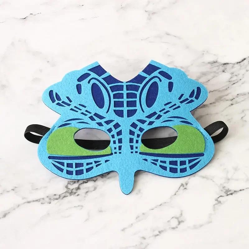 Children Halloween Dinosaur Cloak and Gloves Costume Colors Cosplay Dinosaur Clothes Mask Fancy Cape Birthday Party Dress - Up