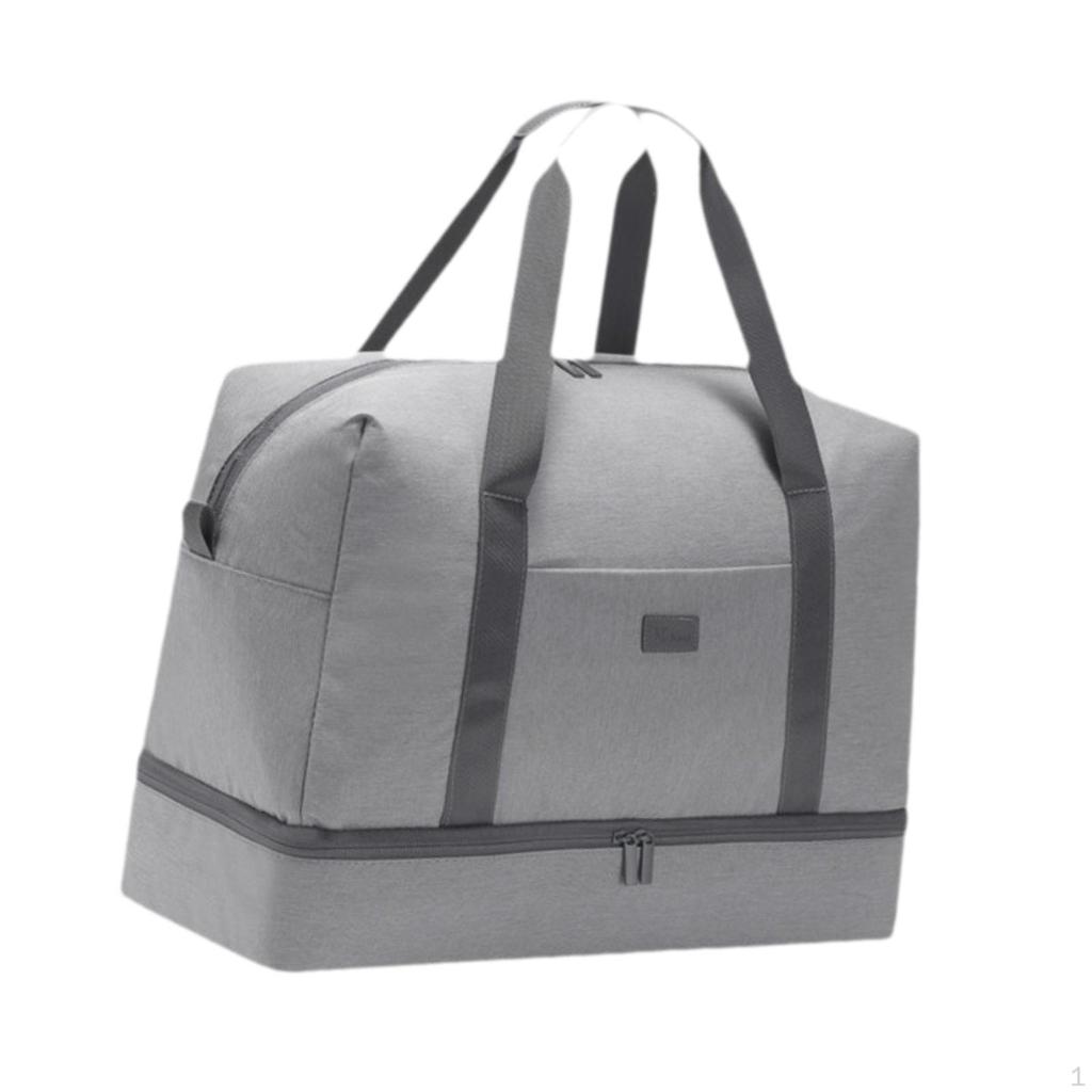 Compact Travel Duffle Bag with Shoe Storage
