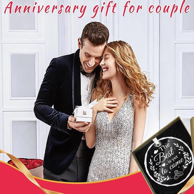 1pc/2pcs Engagement Gifts for Couple, Newly Wed Couples Gift, Glass Engaged Ornament, Just Engaged, Engagement Gift for Her, Bride, Bride To Be