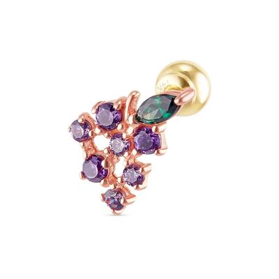 [Dorocy] 14K Quing Quing Fruit Piercing (Grape)
