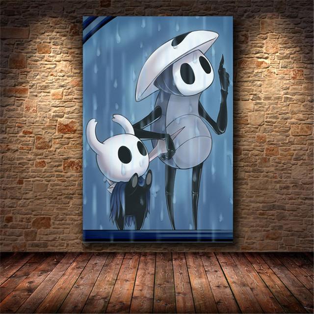 Hollow Knight Electronic Game Poster Home Decoration Painting Children's Anime Game Print Canvas Wall Living Room