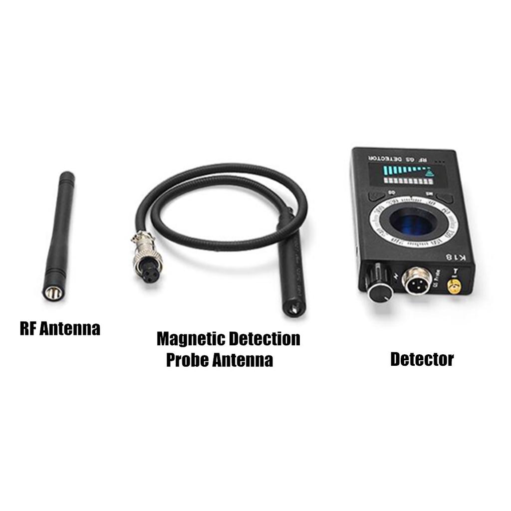 Rilevatore Di Telecamere Nascoste E Microspie – Scanner Anti-spia Portatile Con Allarme Visivo E Vibrazione