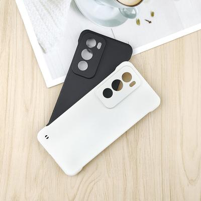 Solid Candy Color Skin Friendly Frameless Phone Case For OPPO Reno 13 Pro 12 11 Pro Reno12F 12 FS 11 F Anti-Fingerprints Hard PC Matte Cover