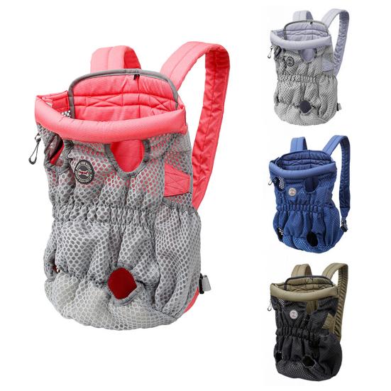 Hands-Free Cat Travel Bag Legs Out Front Pet Carrier Backpack for Small Medium Large Dogs Walking Hiking Bike Motorcycle