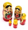 Matryoshka from Set of Traditional Yellow Semyonov, 6, Pattern, [Russian Goods]