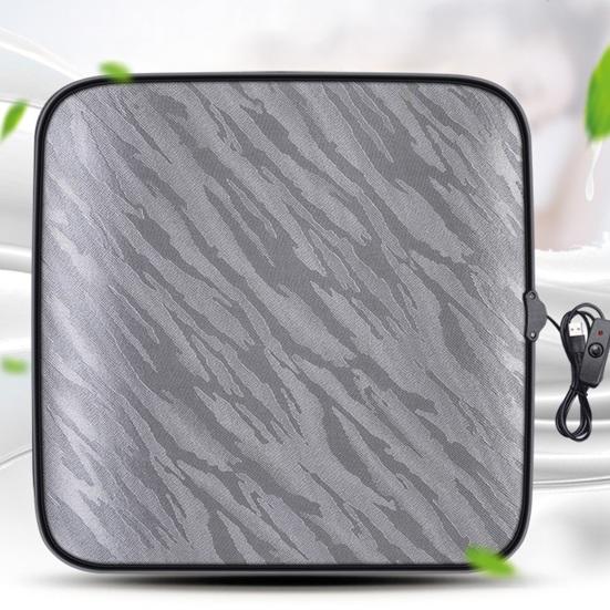 Universell Sittkudde Värmekudde med Halkfri Undersida Varm Sittdyna för Bil SUV Säte