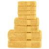 SOLUND 8-piece Premium Towel Set Golden