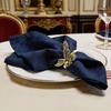 Artistic Hawks Design Metal Napkin Rings Traditional Fashion Napkin Clip Ideal For Wedding Banquets And Family Dinner