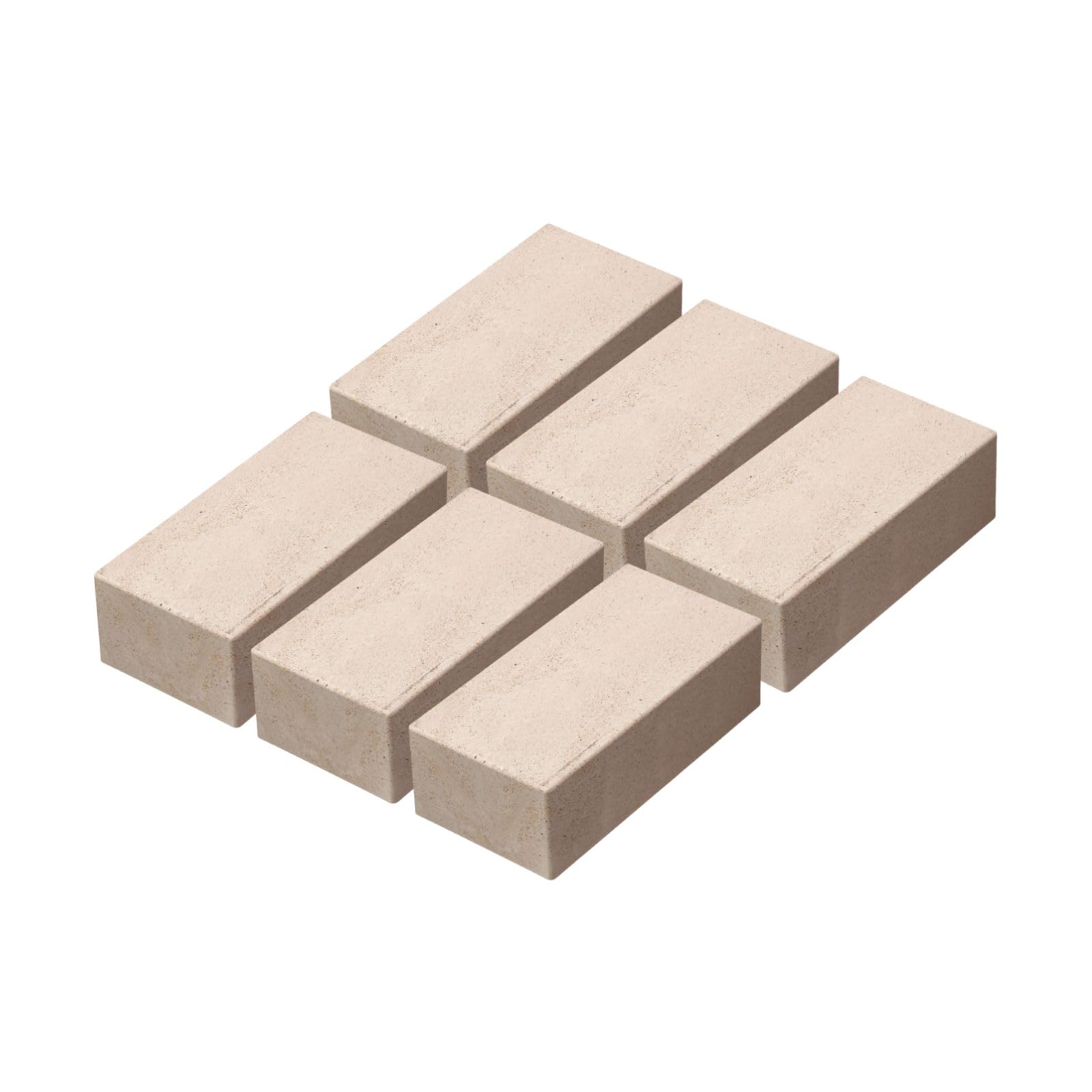 

YPC Made in Japan Brick Blocks, Interior Decorative Stands, Display Stands, Lightweight Furniture, Indoor Use, Brick Type, White, Set of 6