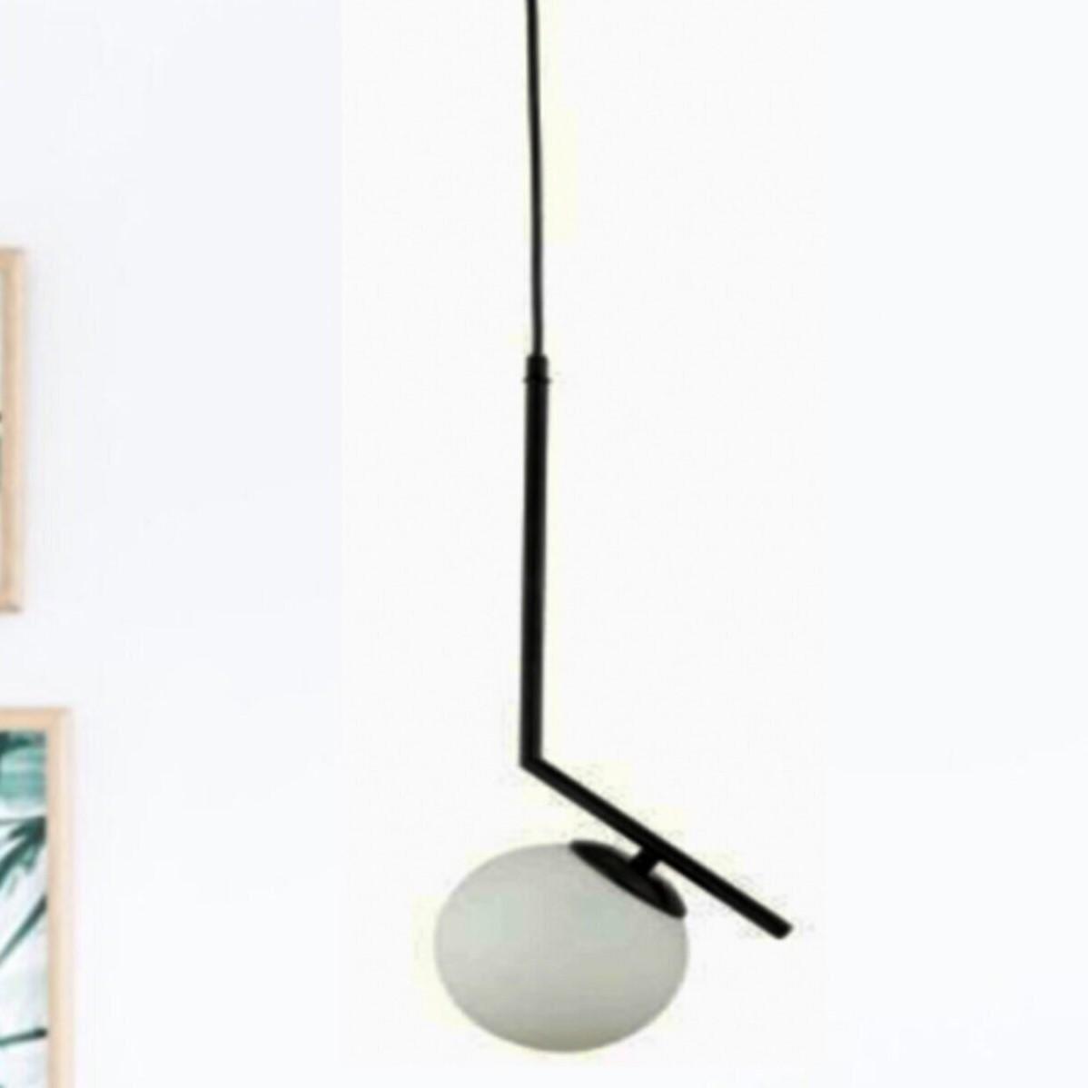

Особый дизайн Sport Modern Globe Glass Black Single Chandelier чёрный