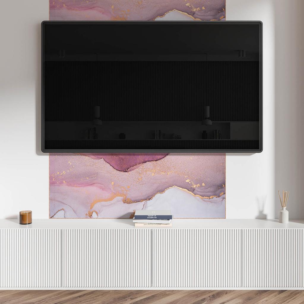 Winylowy Panel Samoprzylepny Do Pokoju Młodzieżowego 120X60 Cm Abstrakcyjny Krajobraz Z Falami