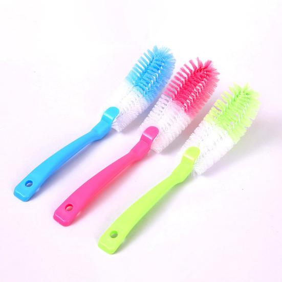 2/3/4Pcs Long Handle Brush Soft Bristles Long Handle Hanging Holes Design Cup Cleaning Scrubber Kitchen Cleaning Tool