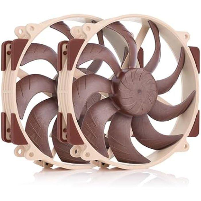 Ventilateur - NOCTUA - NF-A14x25r G2 PWM - Kit Push-Pull - 140mm - Marron