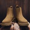 Autumn Winter High-Top Leather Shoes Versatile Men's Ankle Boots  Fashion Business Casual Shoes Comfy Male Formal Chelsea Boots