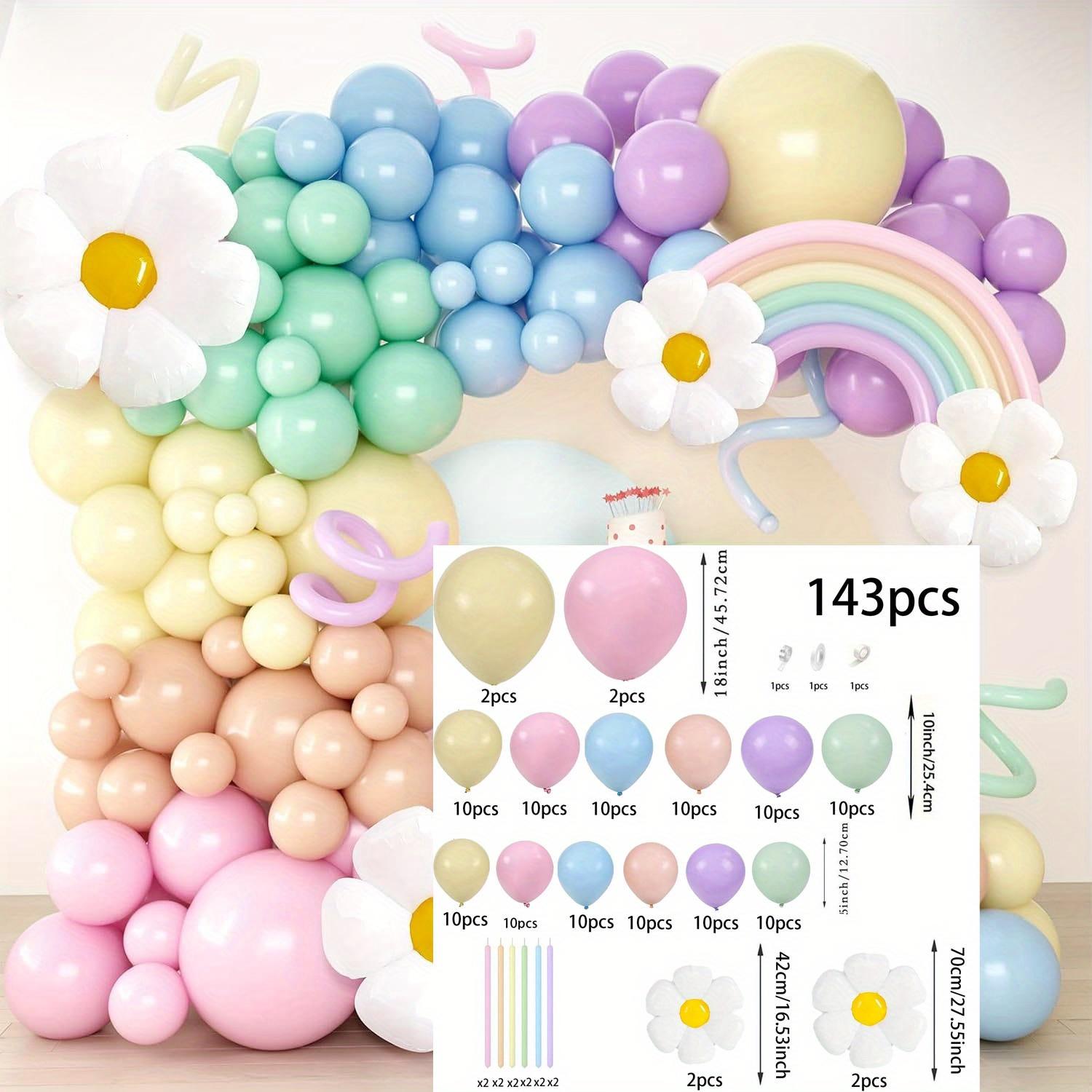 

140pcs Colorful Balloon Garland Daisy Balloon Set Birthday Party Dance Wedding Easter Mother s Day Home Decor Other