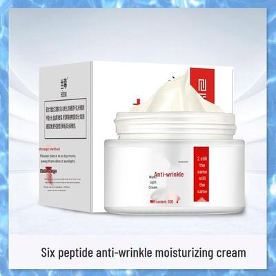 Siebdruck Hexapeptid Anti-Falten Gesichtscreme – Feuchtigkeitsspendendes, Hydrierendes, Straffendes Serum zum Verblassen von feinen Linien und Falten.