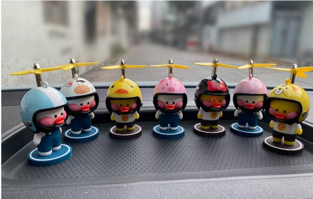 JEYODA Car Accessories Car Decoration Cute Funny Healing Car Decoration- Car Dashboard Model Decoration