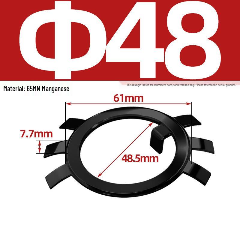 65MN Manganese 304 Stainless Steel Six-Claw Anti-Loosening Lock Nut Washer