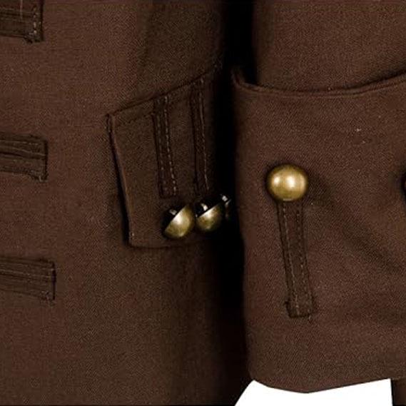 Captain Jack Steampunk Piratenmantel für Halloween Cosplay