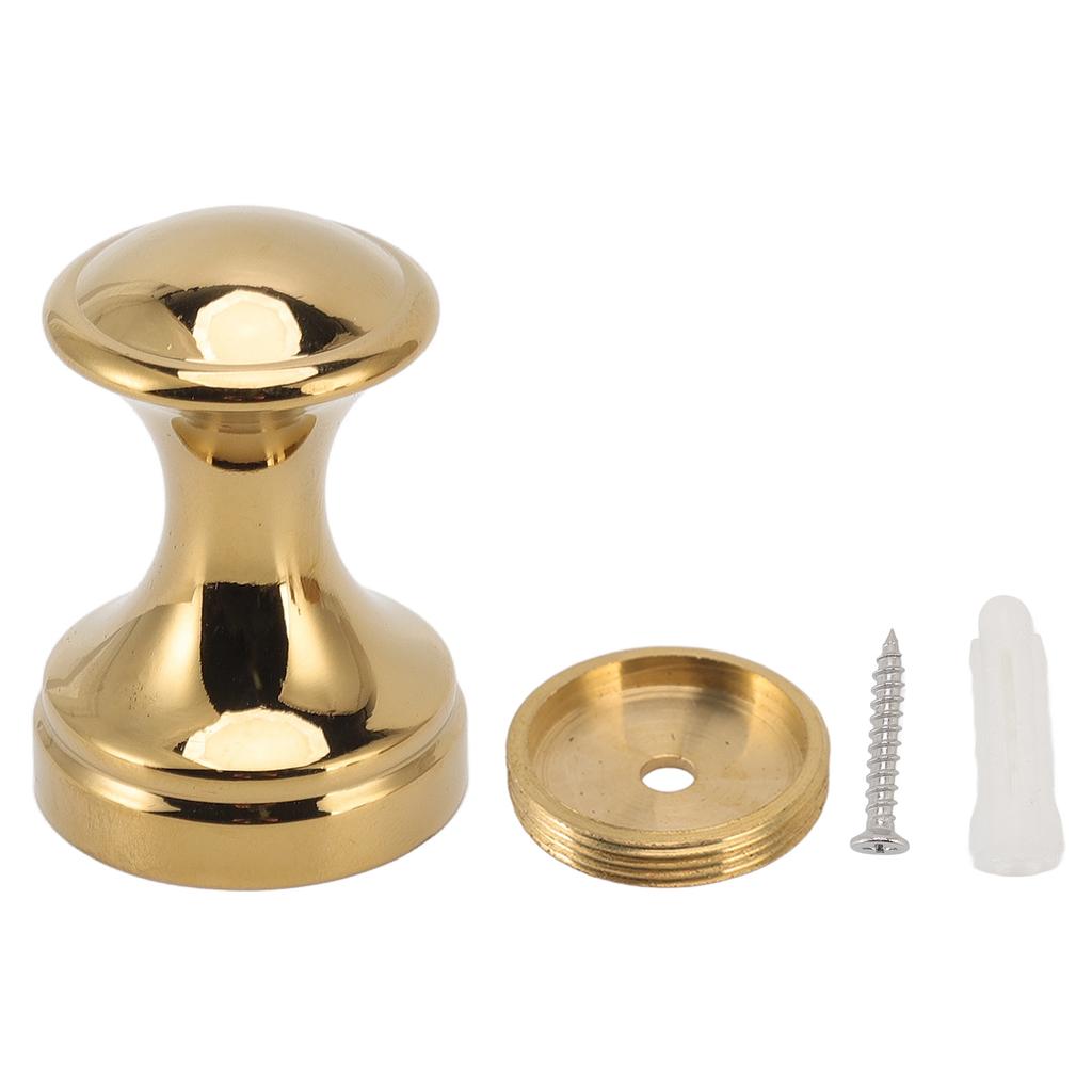 Robe Hook Simple Beautiful Copper Single Wall Hooks Clothes Hook for Bathrooms Barber Stores Gold