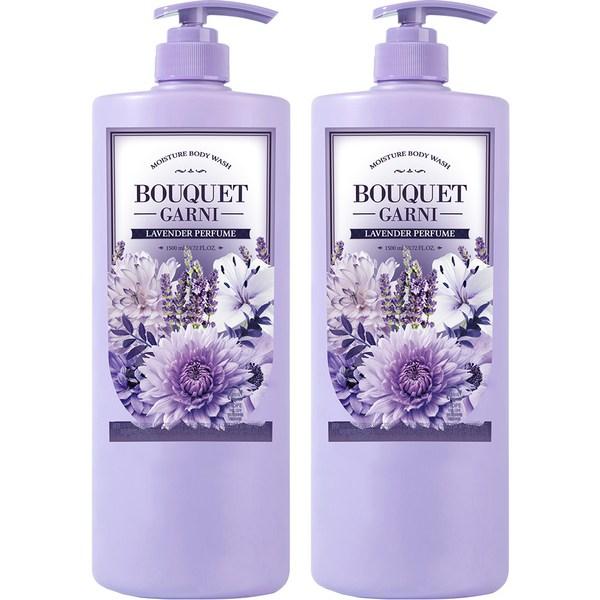 

Bouquetgarni Moisture Body Wash Lavender Perfume, 1500мл, 2 корейских косметики