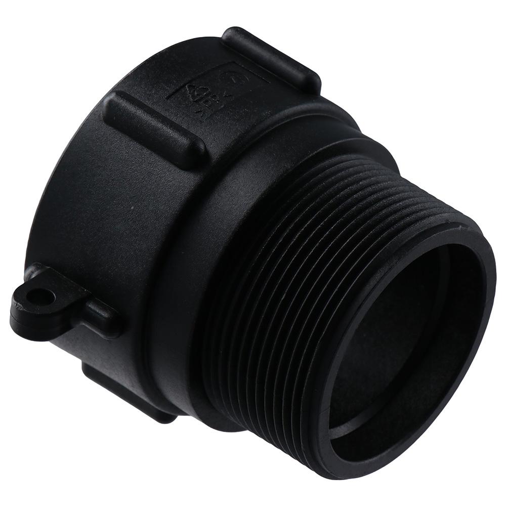 Black IBC Tote Adapter Plastic Ton Bucket Adapter Ton Bucket Joint Accessories  Tote Connector
