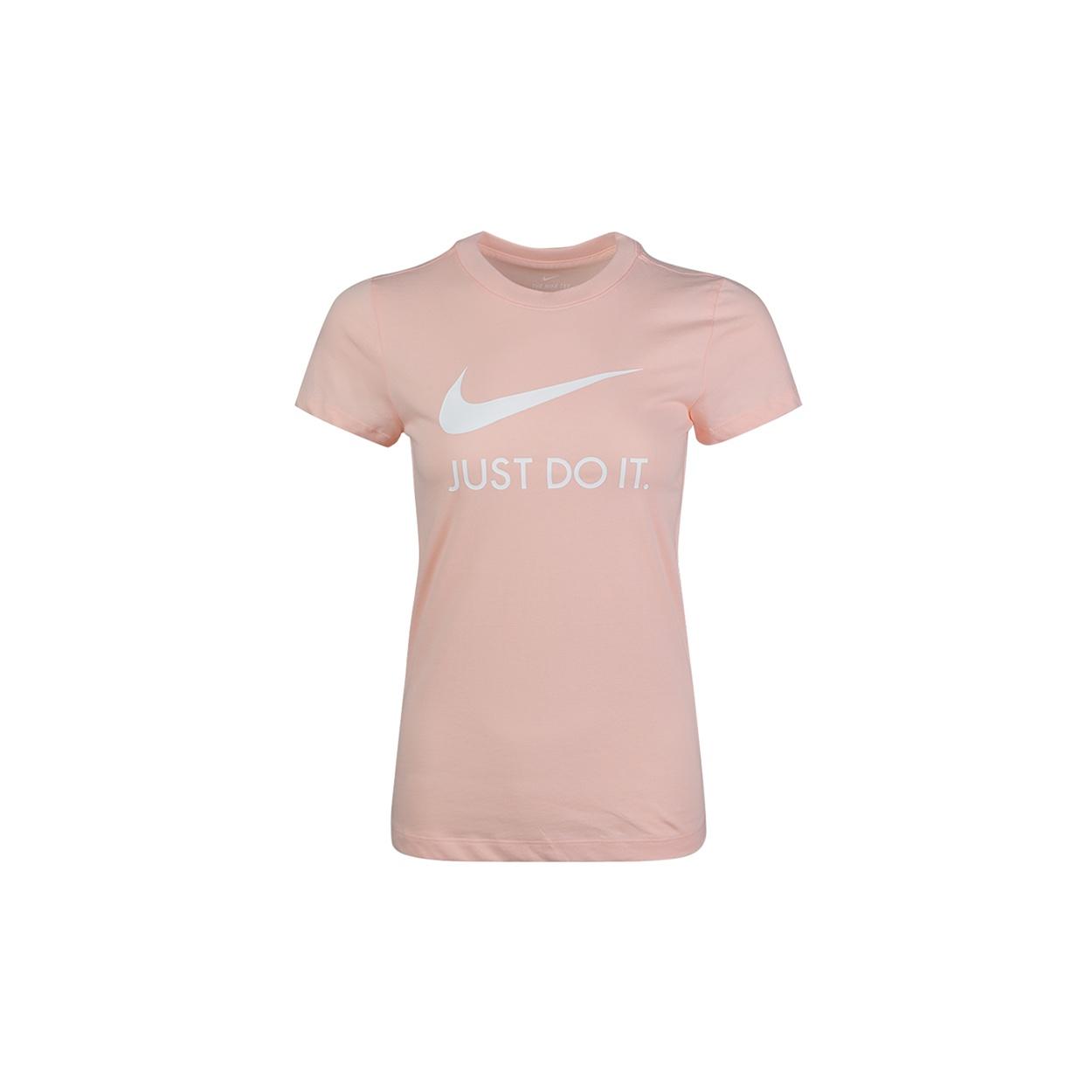 (WMNS) Nike Sportswear JDI Slim Slim Fit Short Sleeve Washed coral red Women s CI1384-664 L