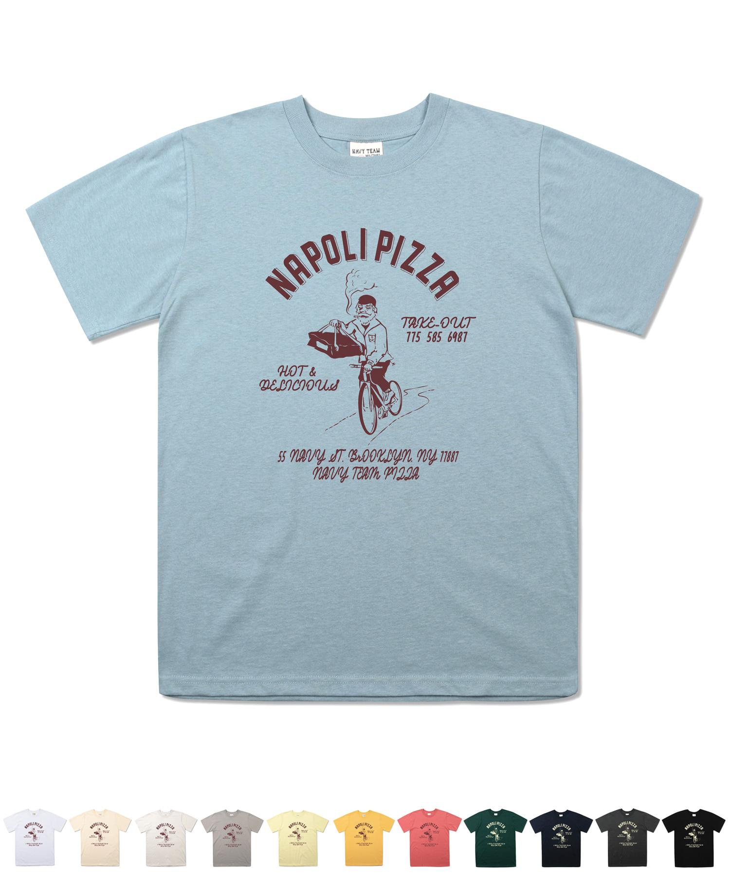 Navy Team Ntv-Napoli Pizza Short Sleeve 1