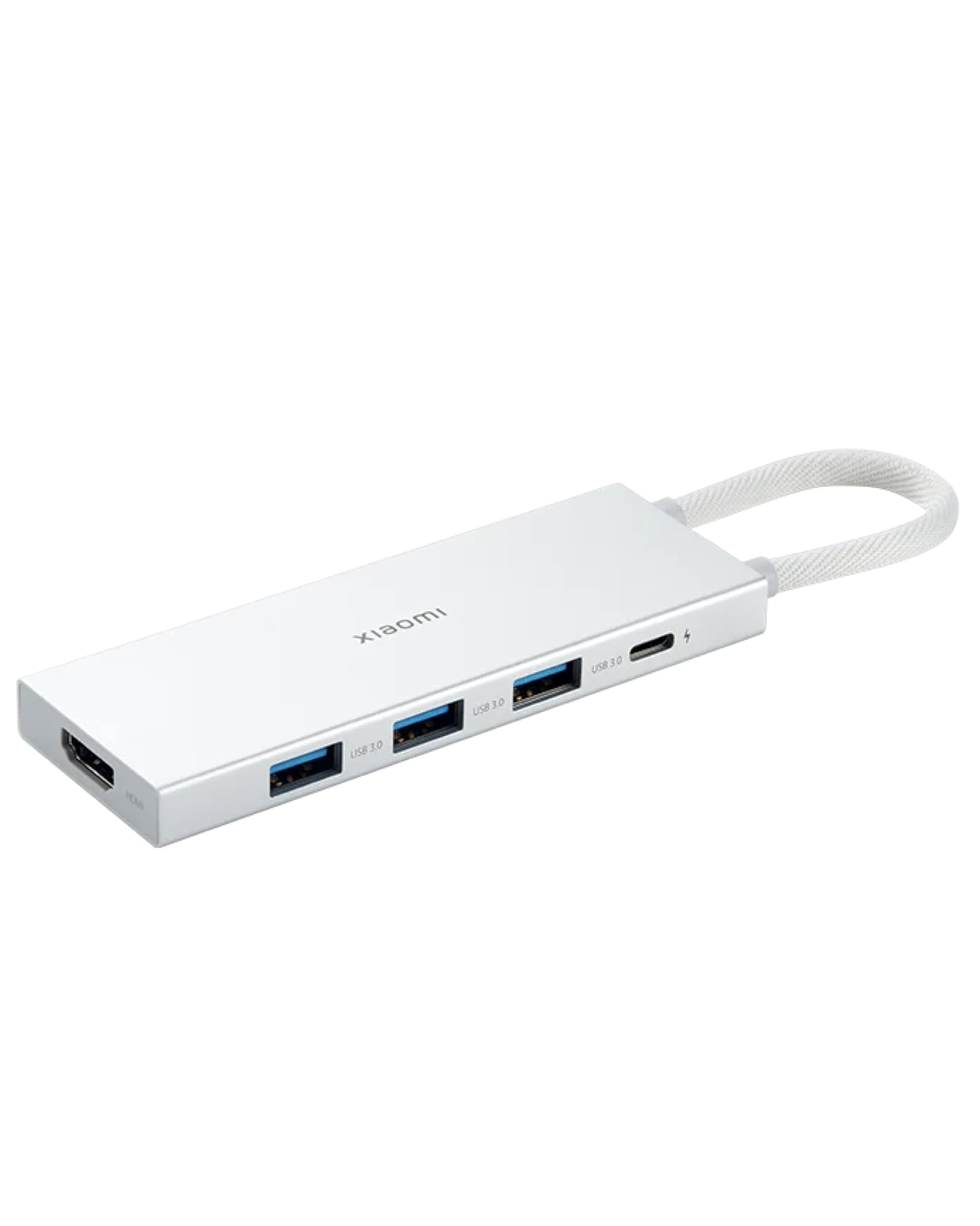 

Xiaomi Hub Dual Display 4K PD100W Быстрая зарядка Высокоскоростной порт HDMI Высокоскоростная передача данных Защита хранилища Совместимость с ОС 5-в-1 Type-C