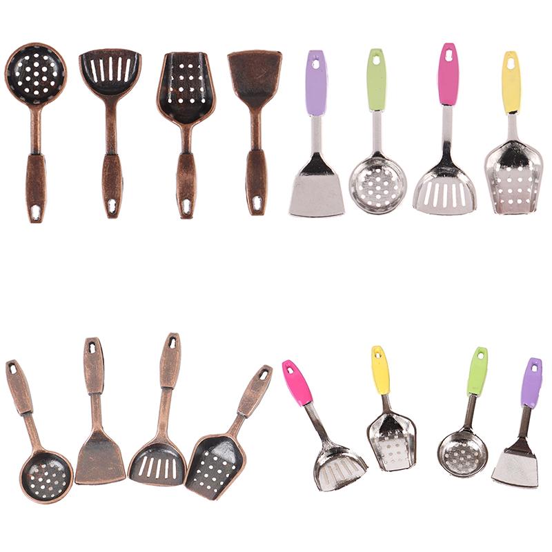 Dollhouse Miniature Accessories Mini Shovel Soup Spoon Kitchen Cooking Tool