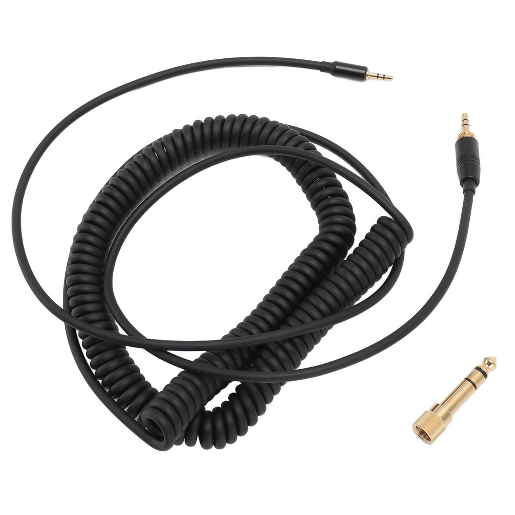 Coiled Hdphone Cable Gold Plated Connector Replacement Hdset Sound Cord for NC700 QC45 QC35 QC25 OE2 OE2i SoundTrue