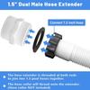 Convenient Pool Hose Extension Pool Hose Adapter Diverter Adapter Pool Hose Accessory Suitable for Various Pool Models