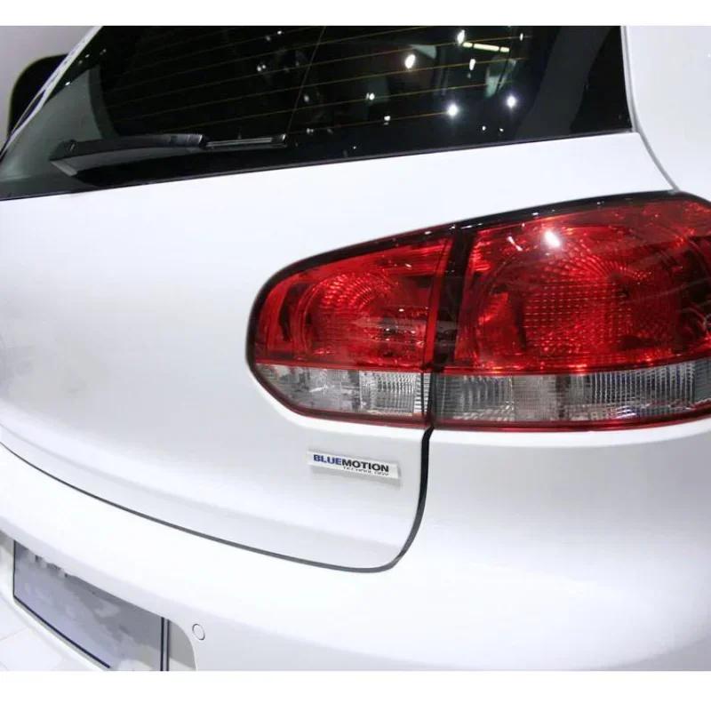AABLF1 3D Metal Car Trunk Grill Badge Bluemotion Emblem Stickers For VW Passat B8 Polo Golf 6 7 Logo Bluemotion Volkswagen Accessories