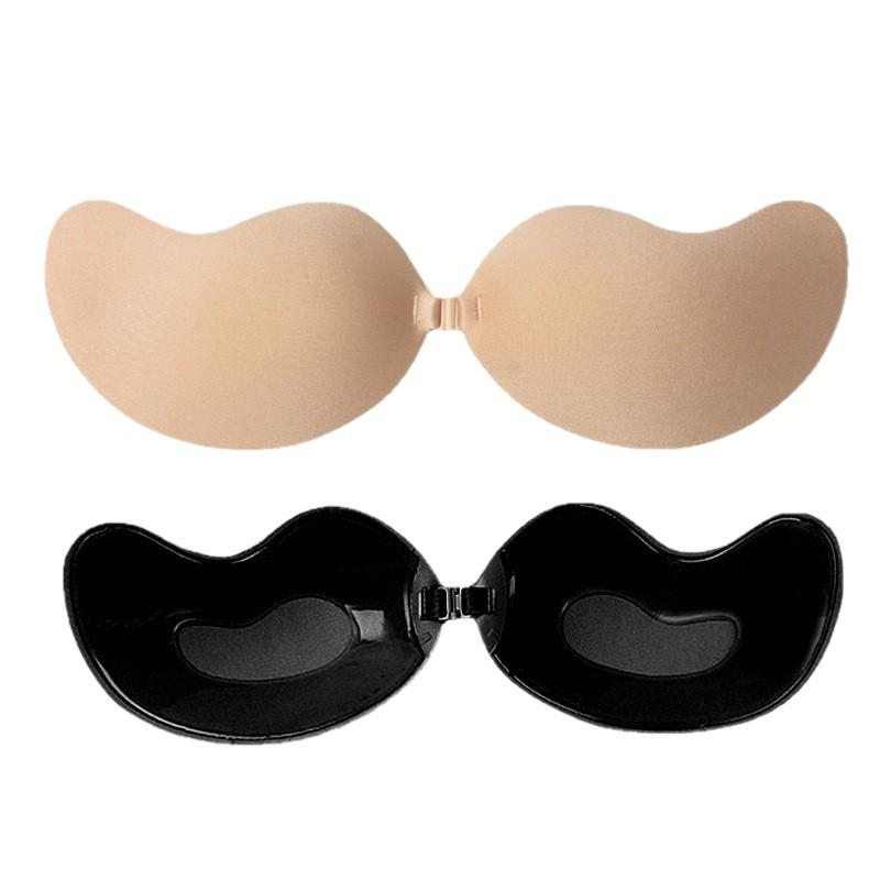 Mango Style Lightweight Invisible Nipple Covers for Halter Dresses - Small Chest Gather Effect