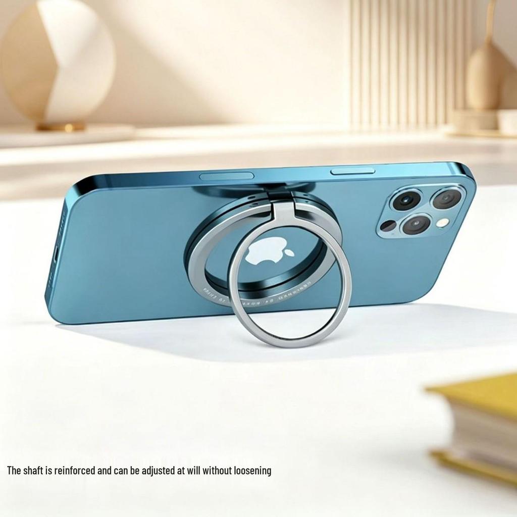 Magnetic Zinc Alloy Folding Ring Phone Holder